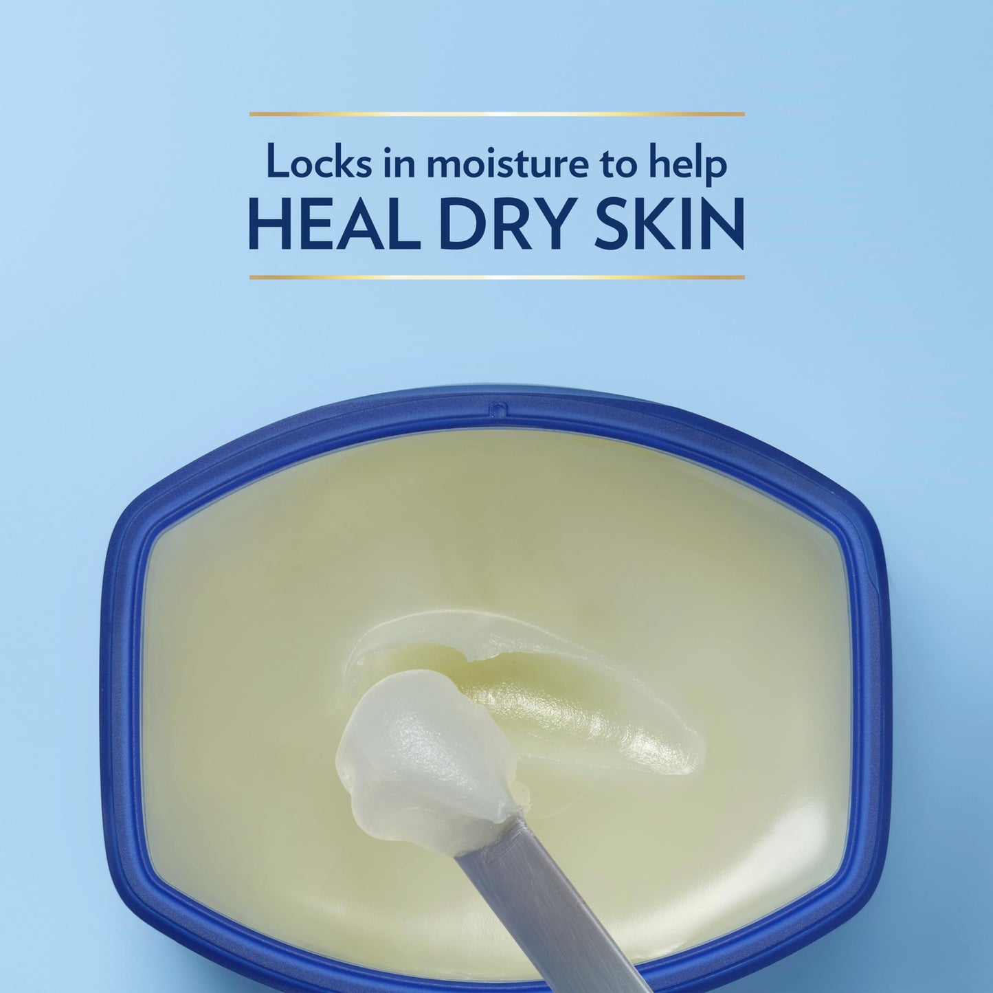 Vaseline Healing Jelly For Dry Skin and Eczema Relief Original 100% Pure Petroleum Jelly 1.75 Ounce (Pack of 1)