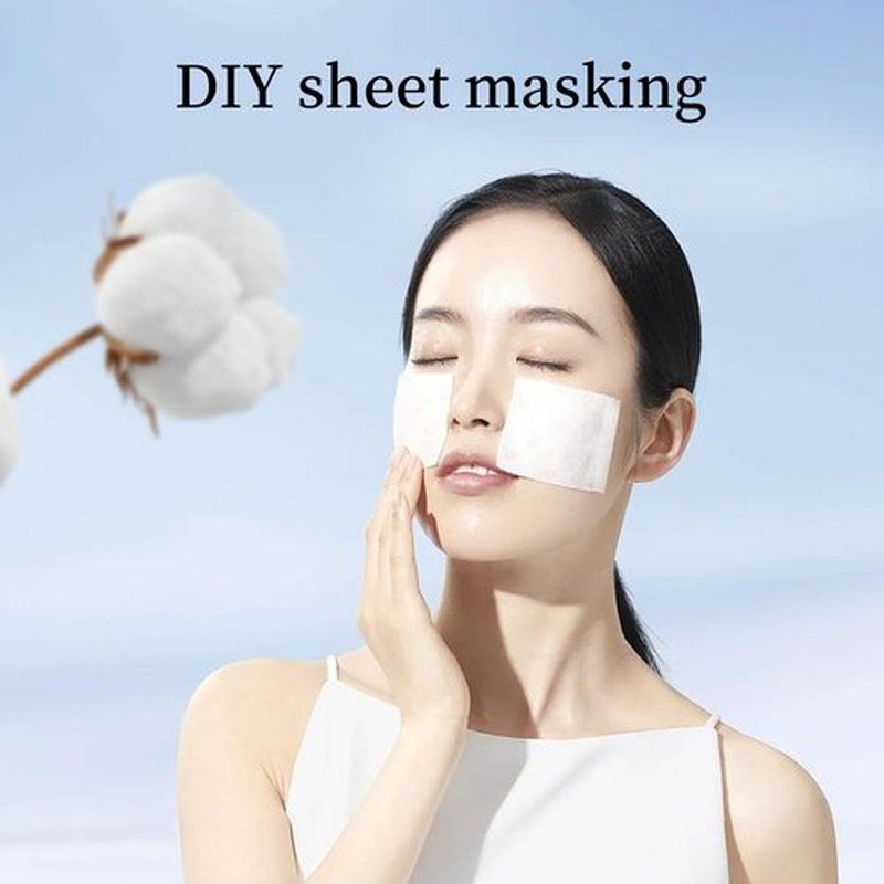 SHINO Multi Purpose Cotton Pads for Face, 4-Layer Cotton Pads Makeup Remover 100% Cotton Chemical Free Biodegradable 2" x 3" Sensitive Skincare Pads (6 Pack)