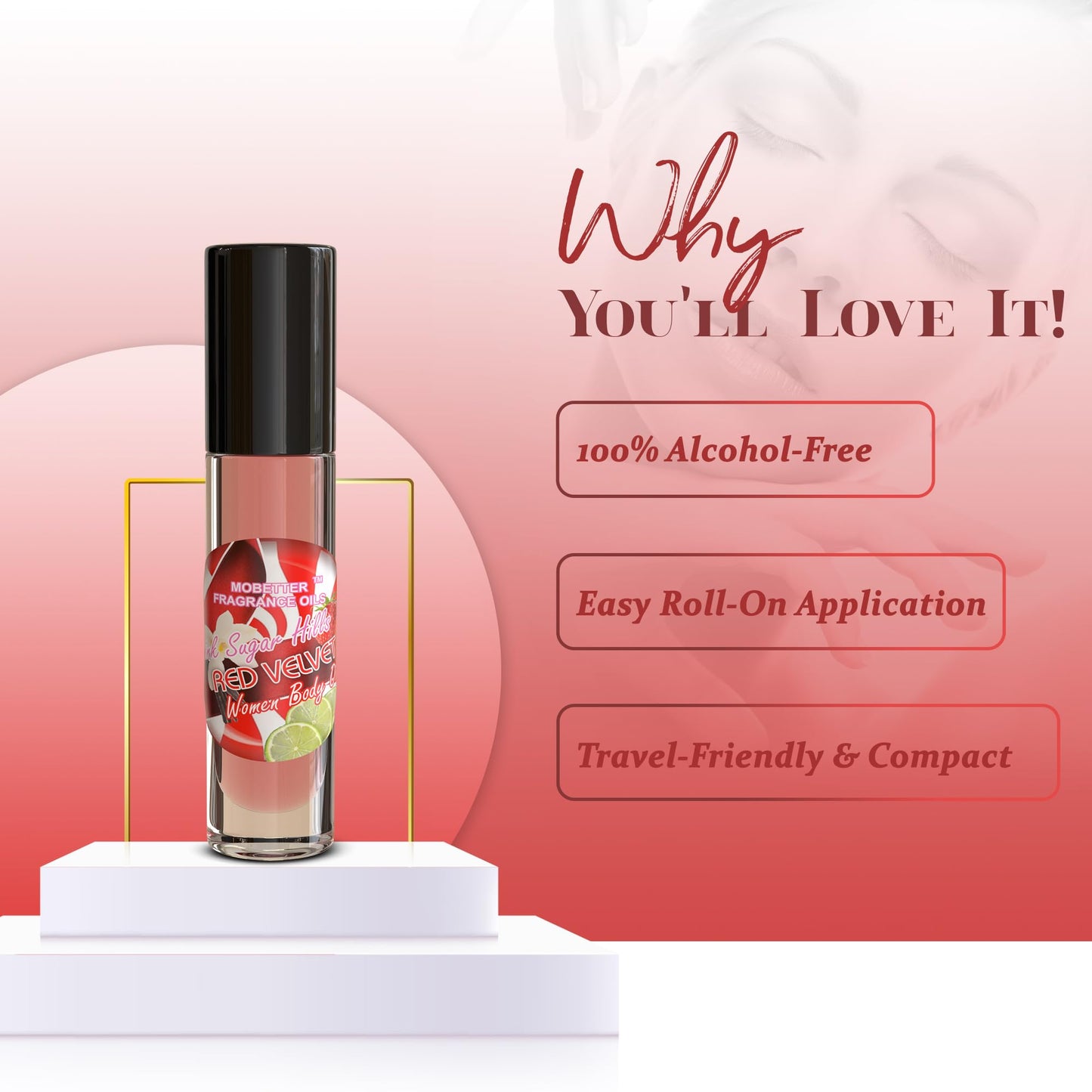 MOBETTER FRAGRANCE OILS Pink Sugar Red Velvet Perfume Body Oil for Women