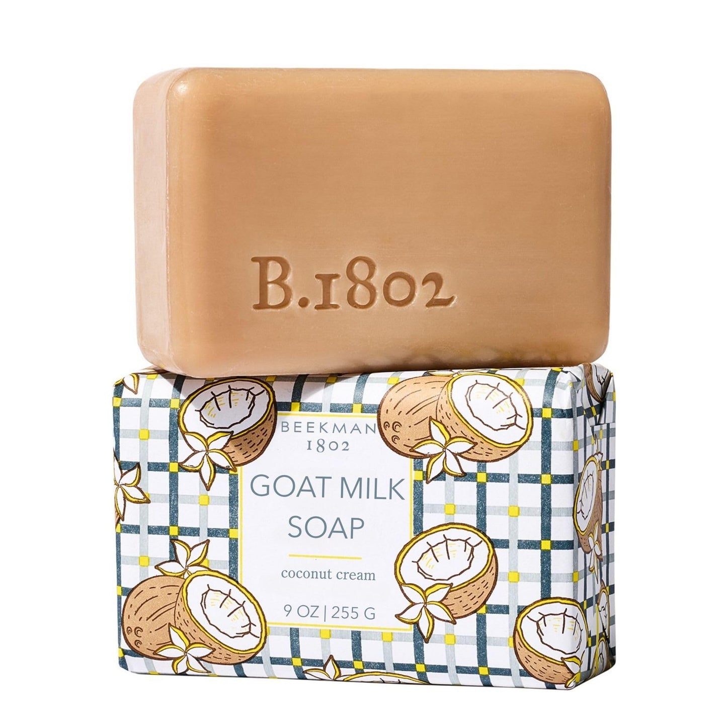 Beekman 1802 Goat Milk Soap Bar, Honeyed Grapefruit - 9 oz - Nourishes, Moisturizes & Hydrates the Body - Good for Sensitive Skin - Cruelty Free