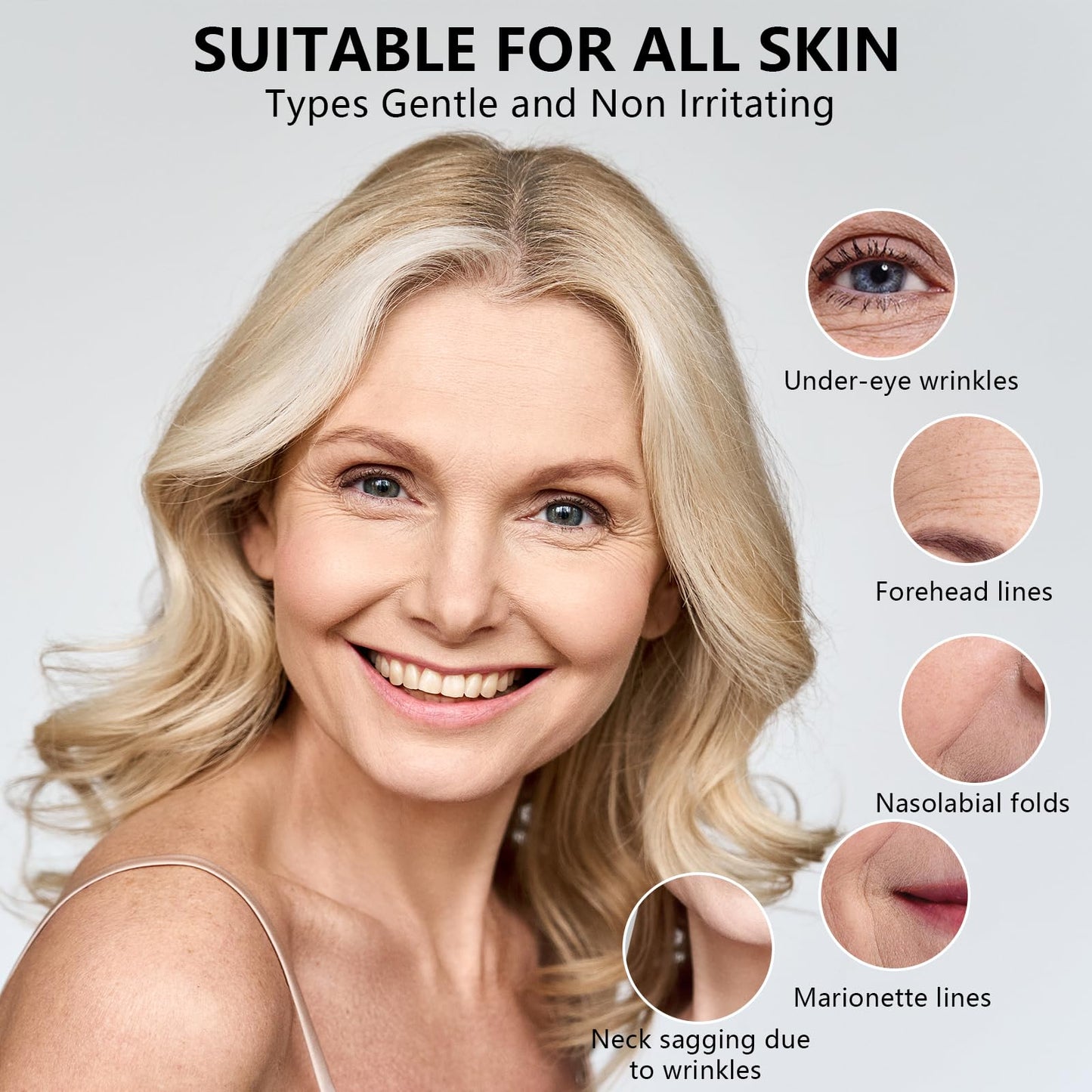 Vitamin C Serum for Face, Brightening & Anti-Aging with Hyaluronic Acid, Vitamin E, Peptides, Collagen - Hydrates, Firms, Lifts, Smooths, 1.7 Fl Oz