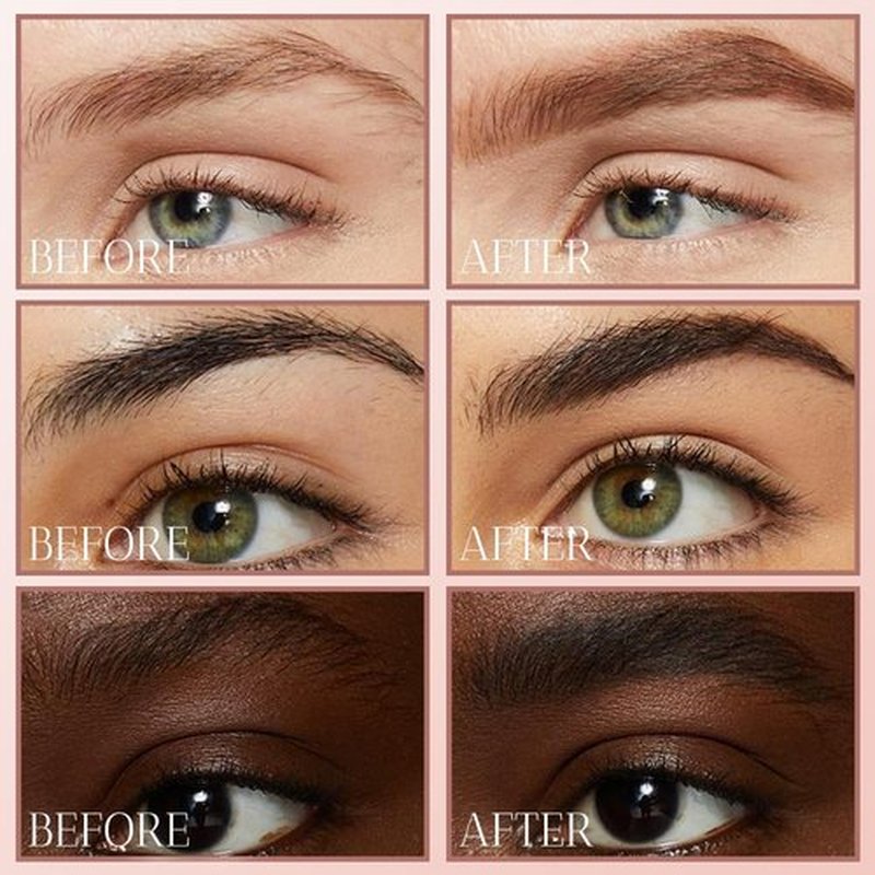 2025 New 3D Magic Microblading Eyebrow Pencil, 2PCS Waterproof Brow Pencil with Micro-Fork Tip,Long lasting Makeup Eyebrow Pencil Fine Stroke Natural Gap Filling Eyebrow (Dark Brown)