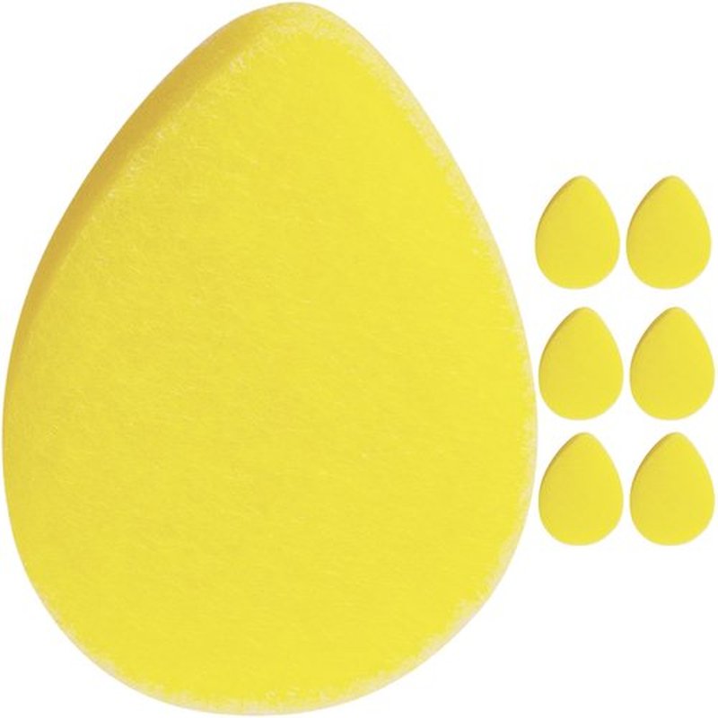 KOL Face Scrubber, Lemon Infused Exfoliating Facial Cleansing Pads, Disposable Exfoliator Face Sponge for Daily Face Cleaning and Makeup Removal, 6 Count