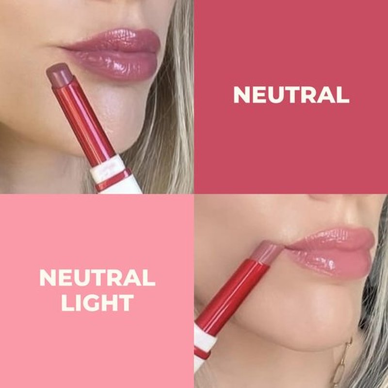 Beauty For Real Lip Revival Essential Hydration Serum Lipstick, Neutral - Lightweight & Hydrating - Contains Hyaluronic Acid, Mango Butter, and Nourishing Plant Oils