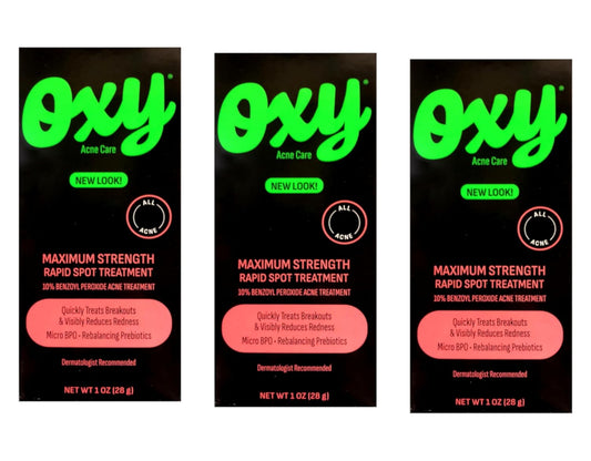 OXY Acne Medication Maximum Action Spot Treatment 0.82 oz (Pack of 3)