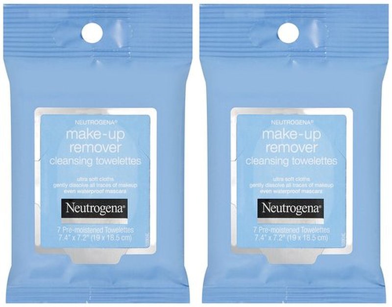 Neutrogena Makeup Remover Cleansing Towelettes, 7 ct, 2 Pack