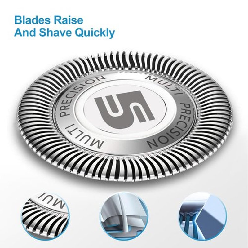 SH50 Replacement Heads with Blade Retaining Rings for 5000 Series 6-pc Pack