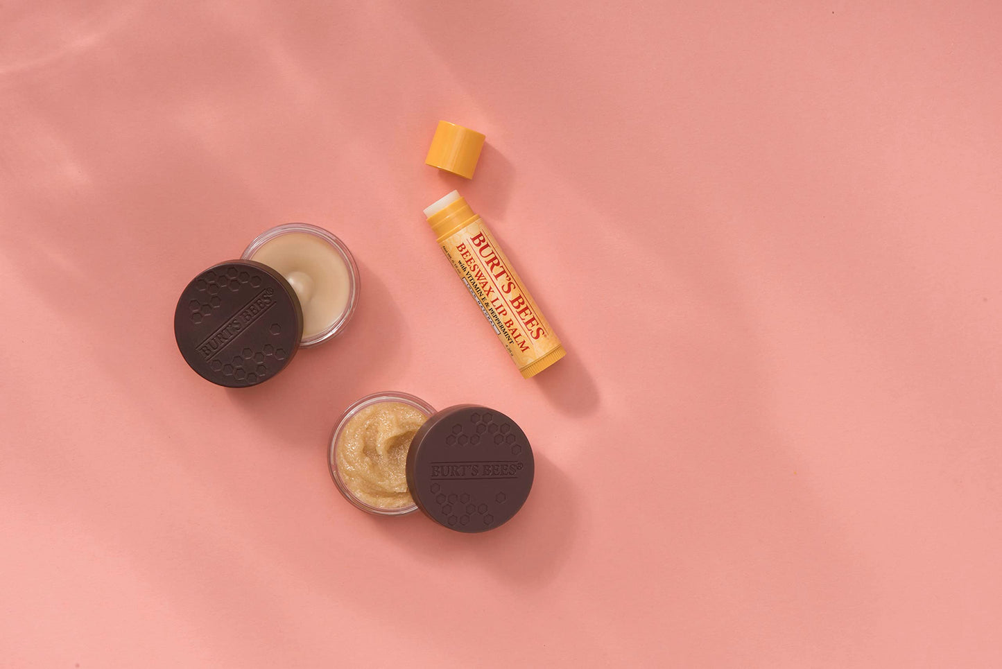 Burt's Bees Conditioning Honey Lip Scrub, Exfoliates & Conditions Dry Lips, with Honey Crystals, Use with Overnight Intense Treatment, Natural Origin Care, 0.25 oz.