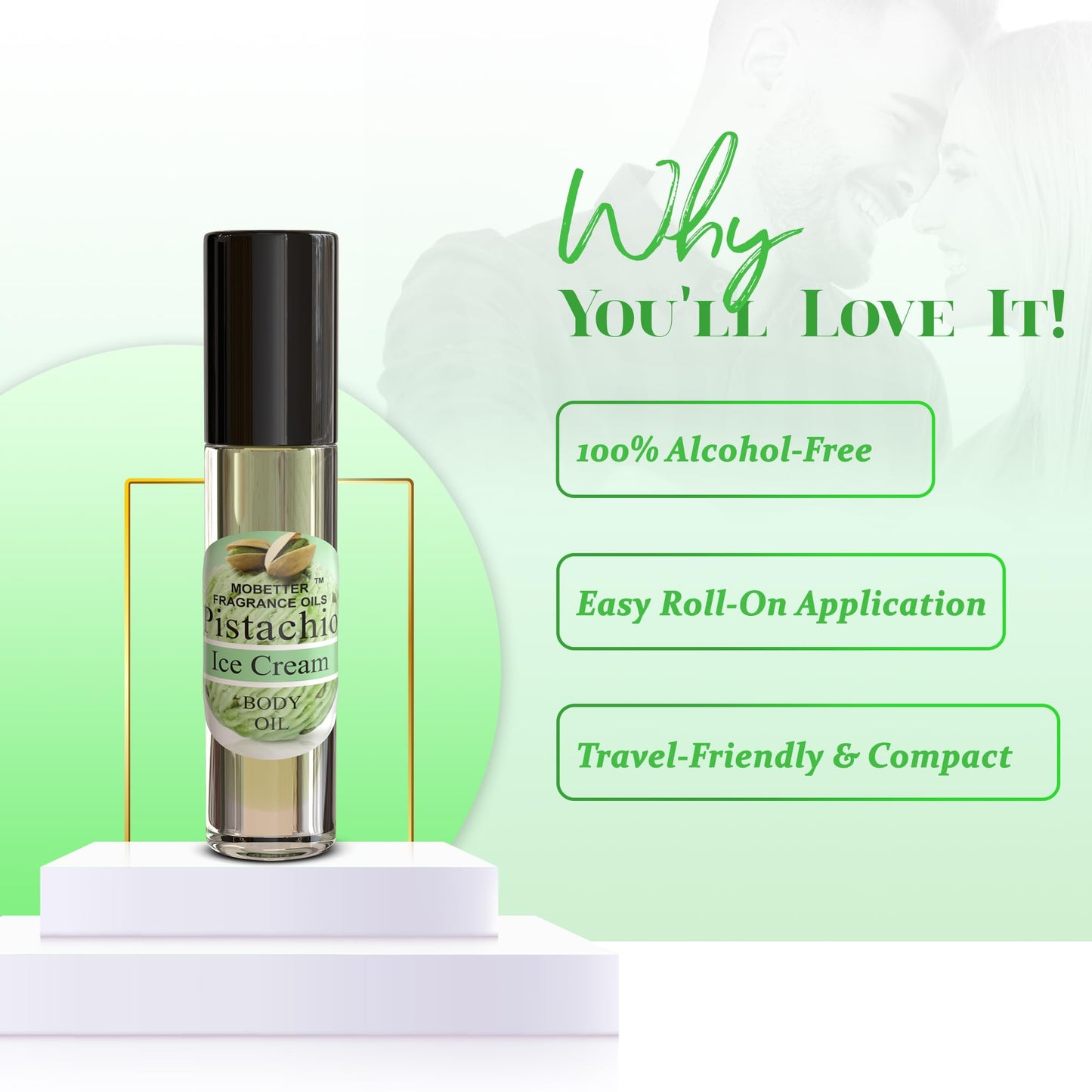 MOBETTER FRAGRANCE OILS Pistachio Ice Cream Body Oil