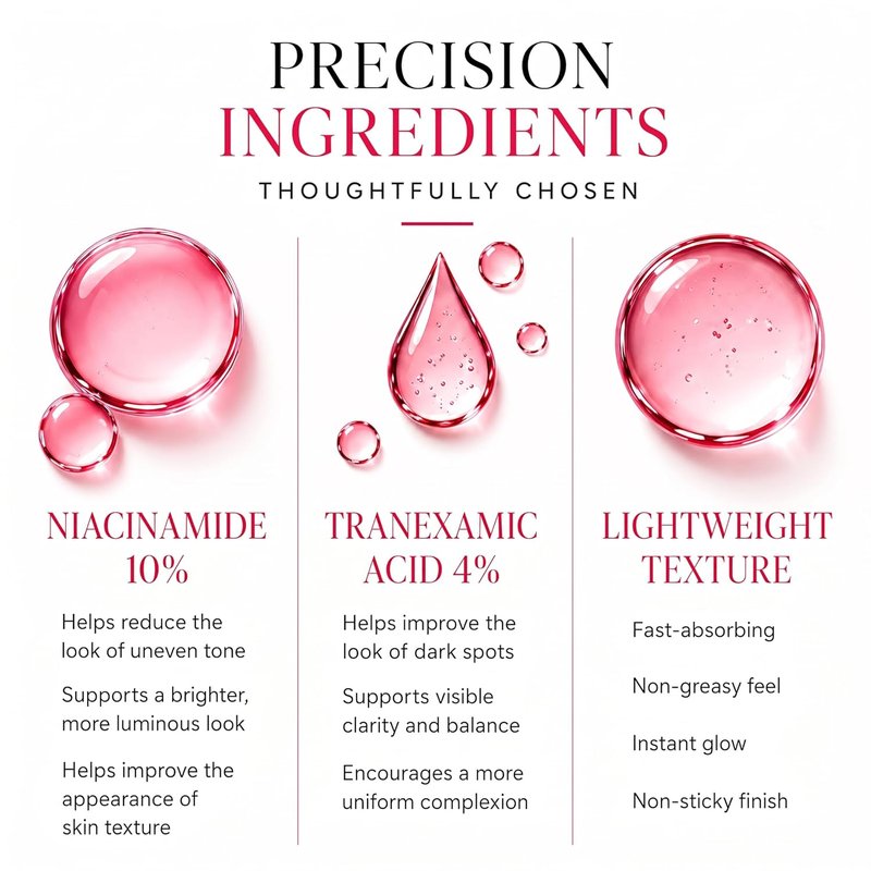 Niacinamide Dark Spot Care Serum - 10% Niacinamide, 4% TXA, 2% Alpha Arbutin | Lightweight Hydrating Formula for Even Skin Tone, 1 fl oz