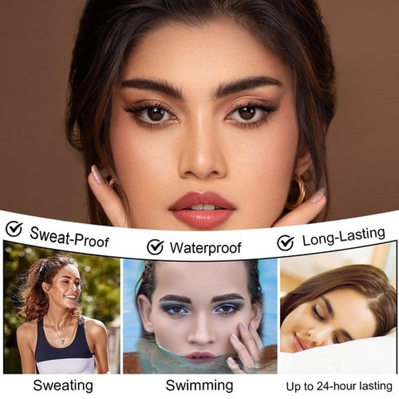 Mascara Volume and Length, 2 Pack Waterproof Mascara Black, 4D Silk Fiber Mascara Black, Long-Lasting Lengthening Voluminous Mascara, Feathery Soft Full Amazing Lashes Mascara