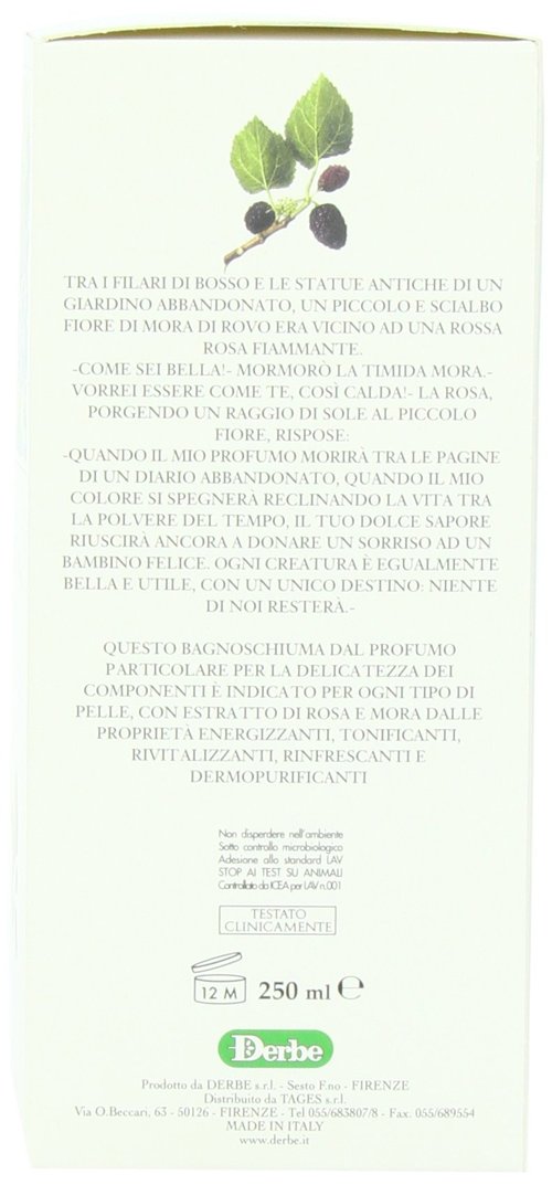 Speziali Fiorentini Bath/Shower Gel, Rose and Blackberry, 8.4 Ounce