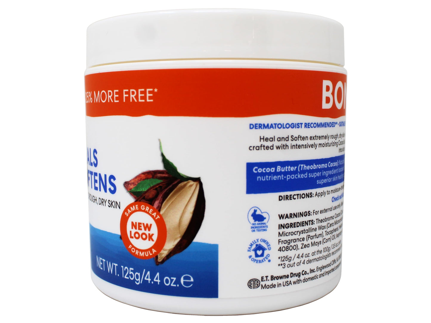Palmer's Cocoa Butter Formula with Vitamin E, Body Moisturizer, Relieves Rough, Dry Skin, Smoothes Marks & Tones Skin, ("Bonus") 4.4 OZ Jar - 2 Pack