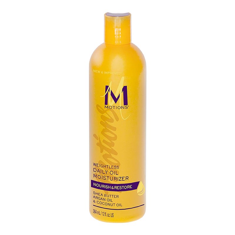 Motions Weightless Daily Oil Moisturizer - Nourish & Restore with Shea Butter, Argan Oil & Coconut Oil | 6 oz & 12 oz (3 Pack)