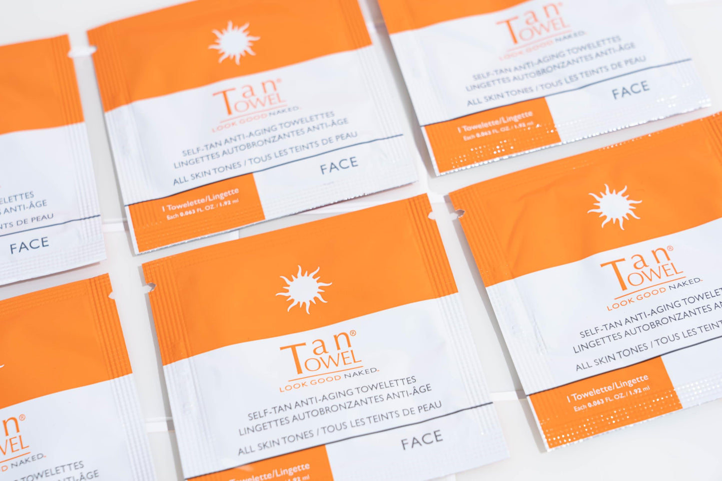 TanTowel Women's Face Tan Towelettes - 15 Pack