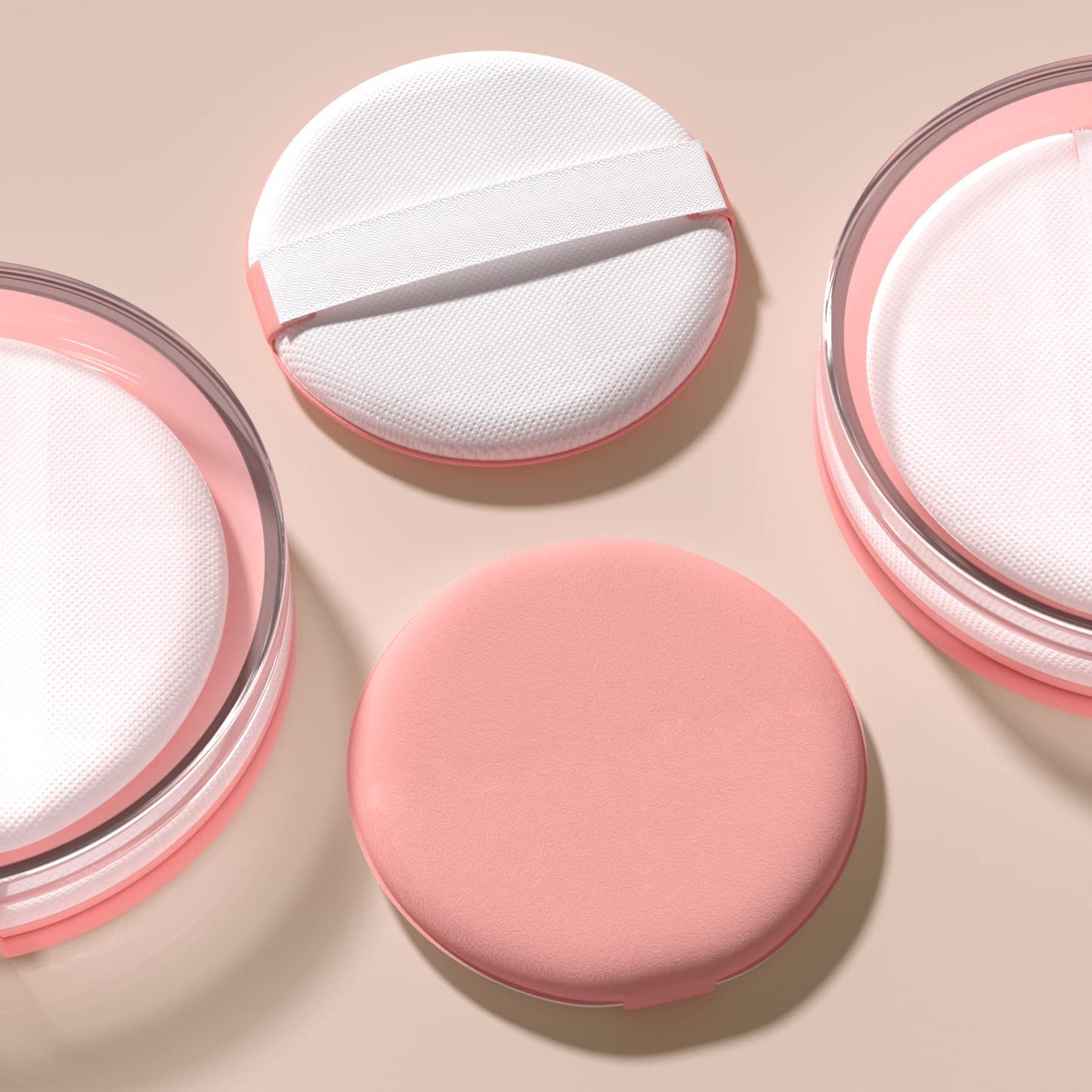 MOHOPE 8Pcs Air Cushion Makeup Puffs for Foundation with Portable Box, No Latex Blending Sponge for Liquid, Cream, Foundation and Powder, Teardrop Powder Puff, Mix