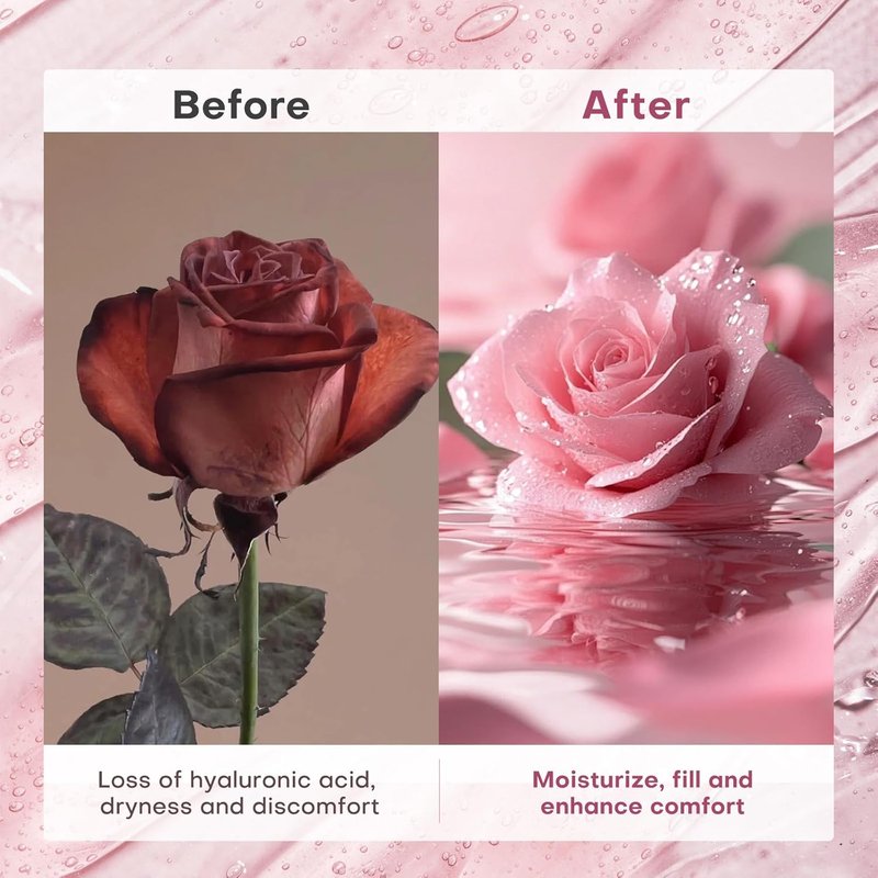 Hyaluronic Acid Vaginal Moisturizer - pH Balanced Care Gel for Dryness Relief | Fragrance-Free