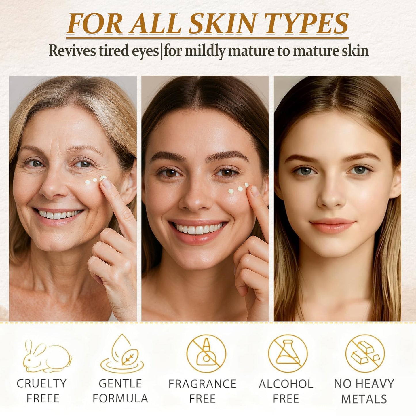 MythosFlow Eye Cream Retinol Under Eye Cream for Puffiness and Bags Under Eyes Dark Circles Firming Cream Tightening Lifting Sagging Skin with LIFTONIN Caffeine Collagen Peptides Vitamin E - 0.71 oz