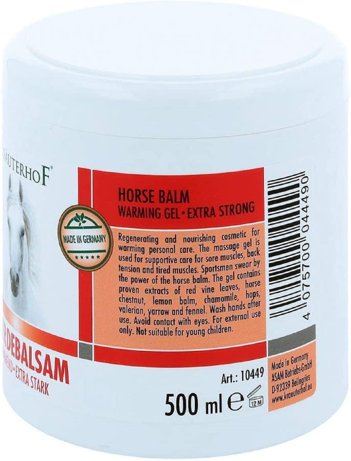 Kräuterhof® Warming & Extra Strong (16.9 Fl Oz)
