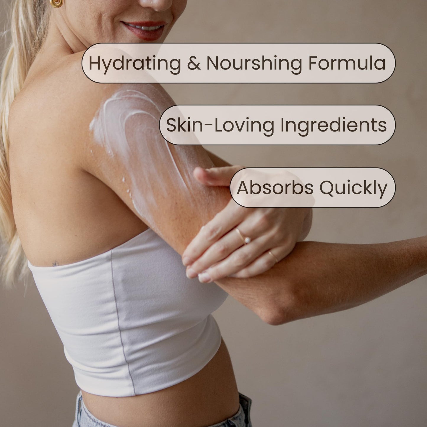 SunnaTan Hydrate Me Cactus & Agave Body Lotion For Dry Skin - Organic & Natural Ingredients - Tan-Friendly Lotion - Made in Canada - 236ml