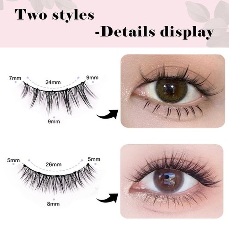 New And Upgraded Version Of The Magnetic Eyelashes Natural Look Magnetic Lashes No Glue or Eyeliner Needed without Eyeliner Magnetic Lashes Natural Look Reusable(Magnetic A)