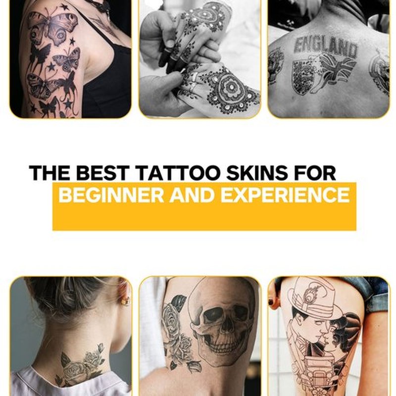 12 Pcs Tattoo Fake Skin Kit, 3mm 12x8in Thick Pound of Flesh Tattoo for Tattooing, Blank Tattoo Practice Skin for Tattoo Beginner & Experienced Tattoo Artist (12x8in-12pcs)