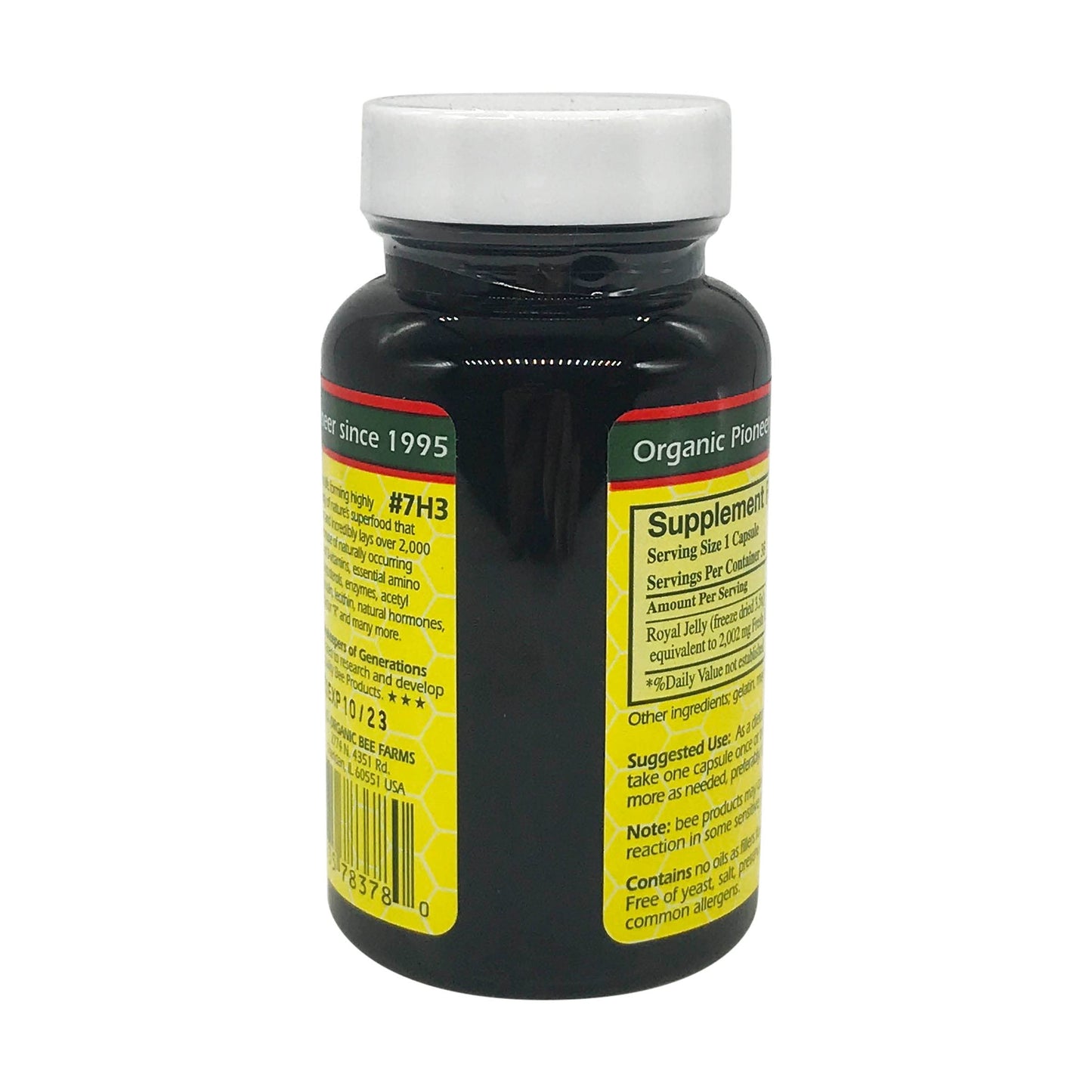 YS BEE Farms Pure Royal Jelly Capsules, 35 CT