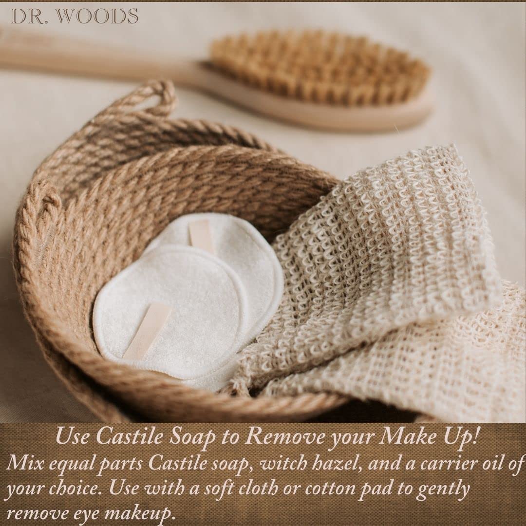 Dr. Woods Pure Almond Liquid Castile Soap, 32 Ounce (Pack of 2)
