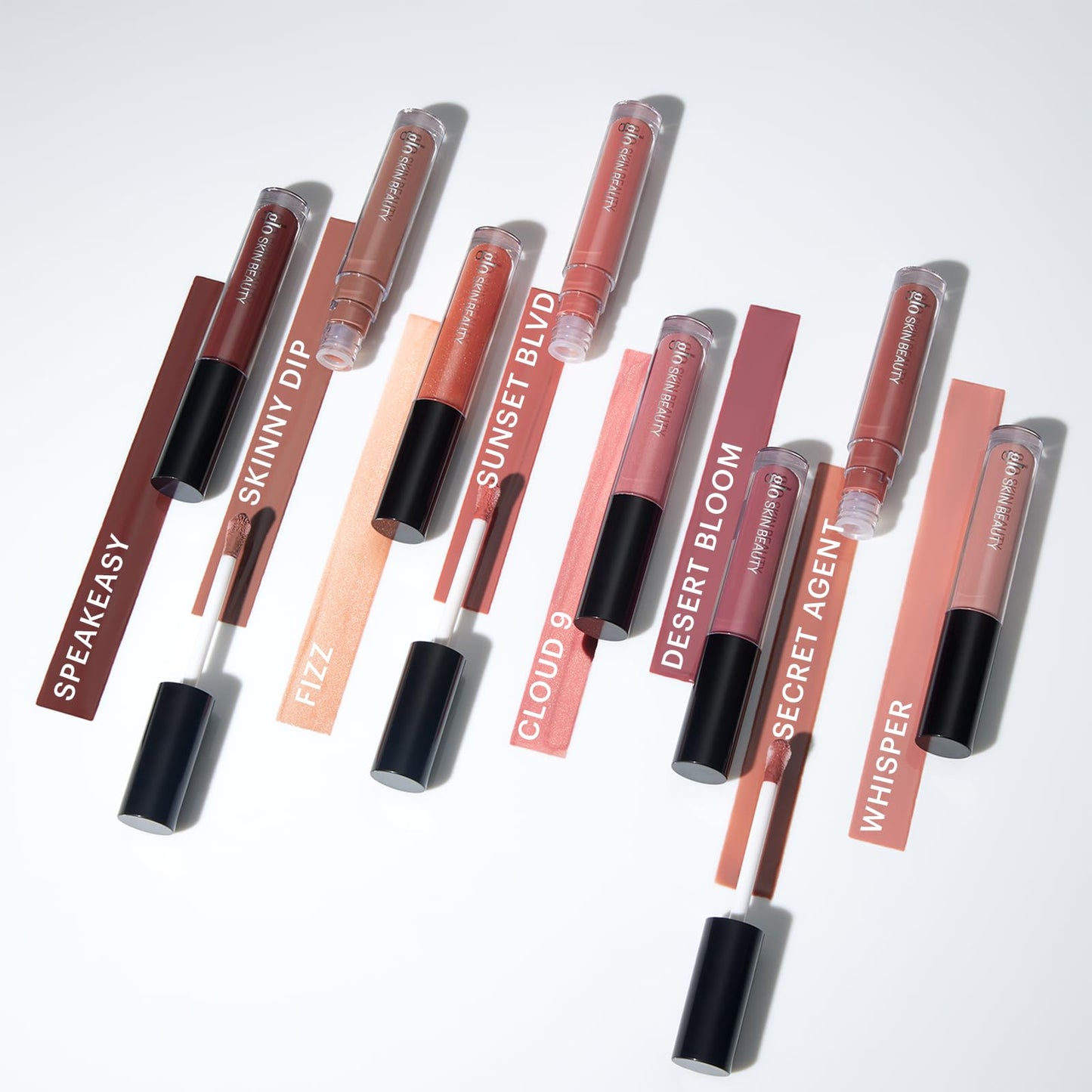 Glo Skin Beauty Conditioning Lip Gloss (Secret Agent) | Non-Sticky, Nourishing Lip Glosses Packed with Skincare Benefits