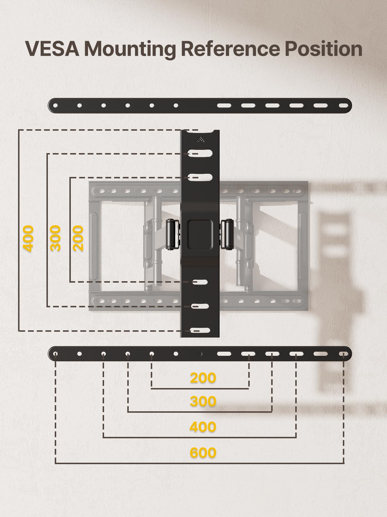 monTEK 1.1-Inch Ultra Slim Full Motion TV Wall Mount for 43-90 Inch TVs