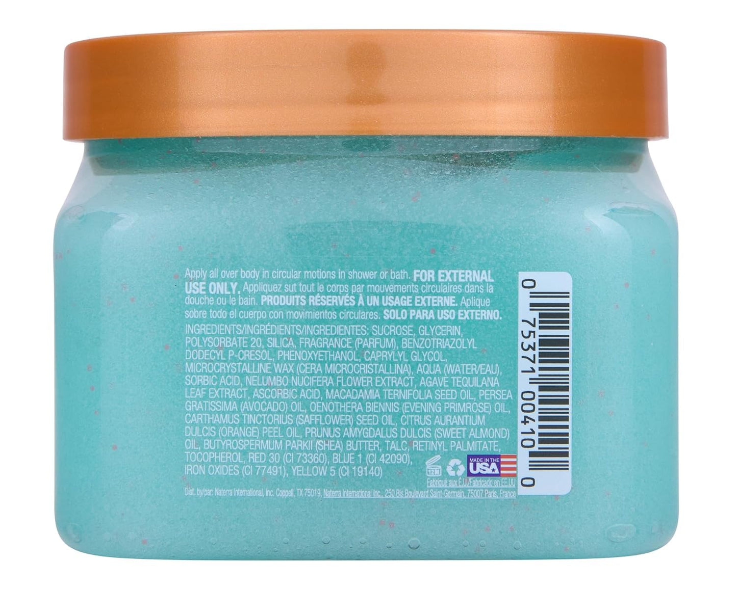 Tree Hut Lotus Water Body Scrub, Exfoliating Sugar Scrub, Vegan, 18 Oz
