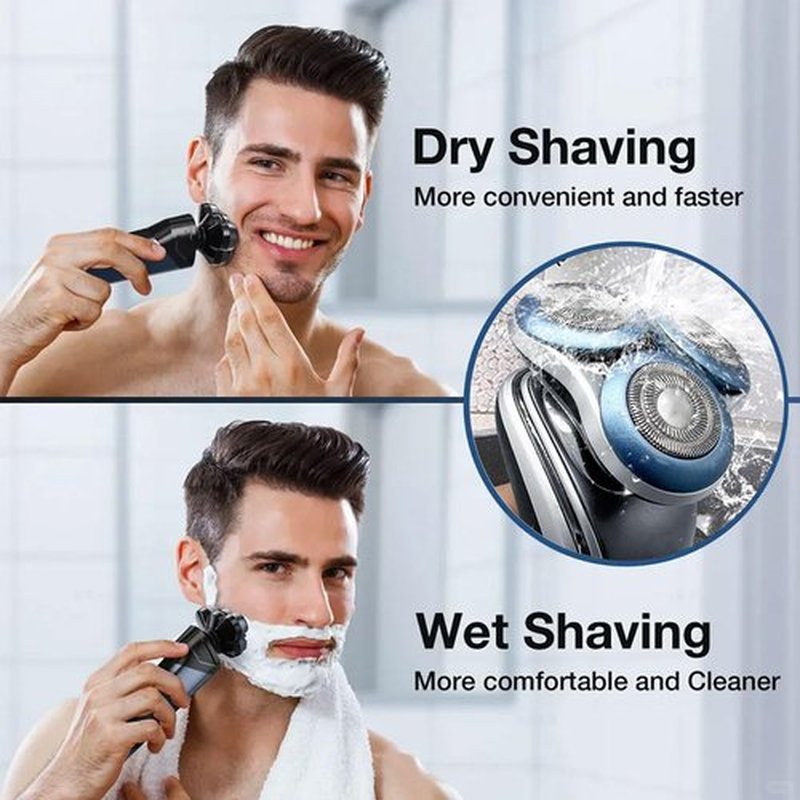 SH30 Replacement Heads Compatible with Philips Norelco Series 3000 3000, 2000, 1000 and S738 S738 Electric Shavers,Comfortable Shaving Heads 9 Pack