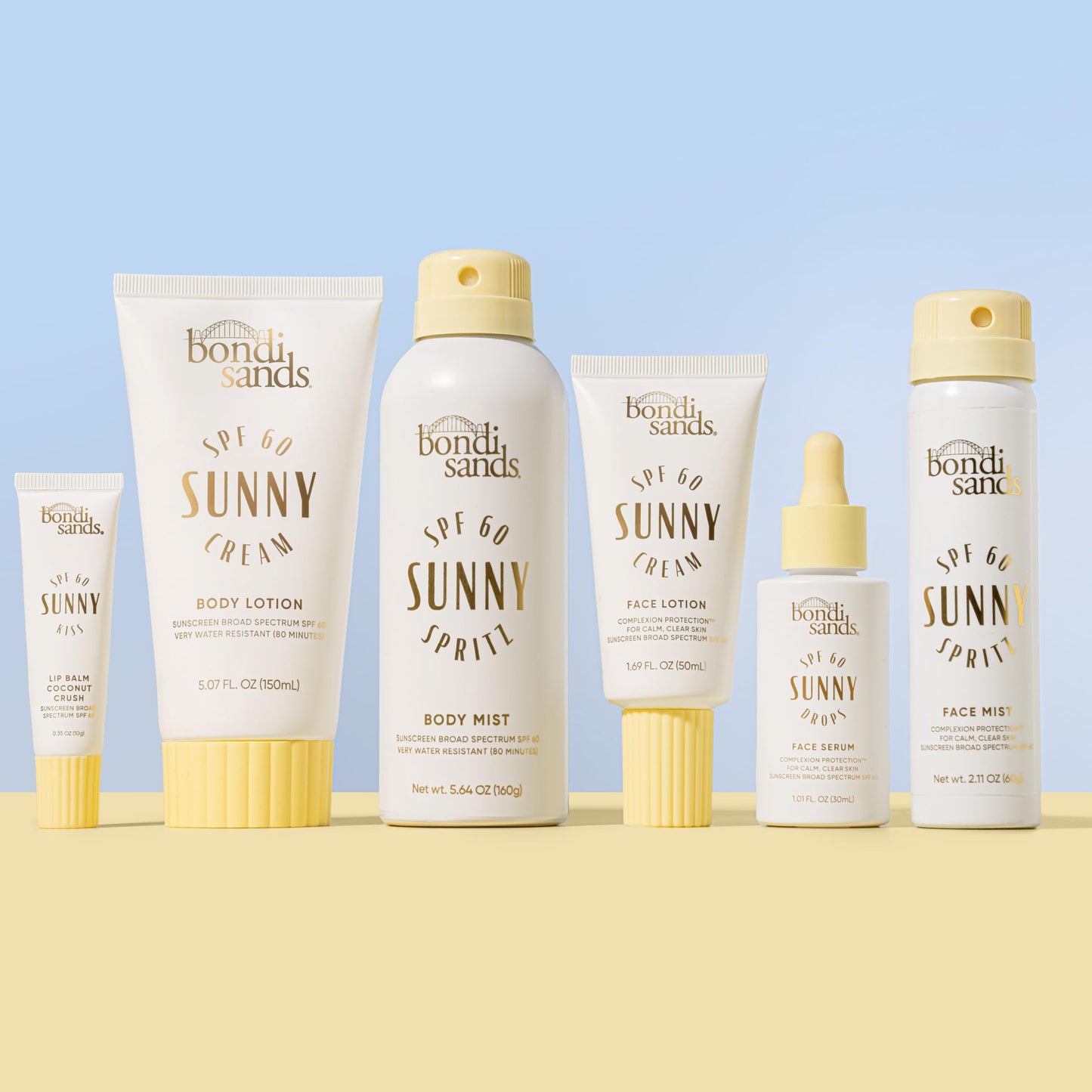 Bondi Sands Sunny Cream SPF 60 Face Lotion, Hydrating + Nourishing Broad Spectrum Daily Sunscreen, Dermatologist-Approved, Oil-Free, 1.69 Fl Oz