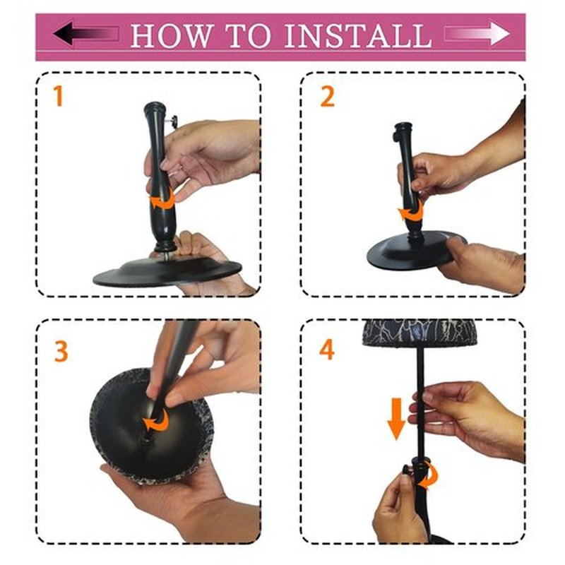 Wig Stand 1PC Iron Base Adjustable Height (12.6-18.5Inch) Wig Head Stands Portable Non-Slip Sturdy Wig Holder Stands Travel Wig Stand for All Wigs(Black)