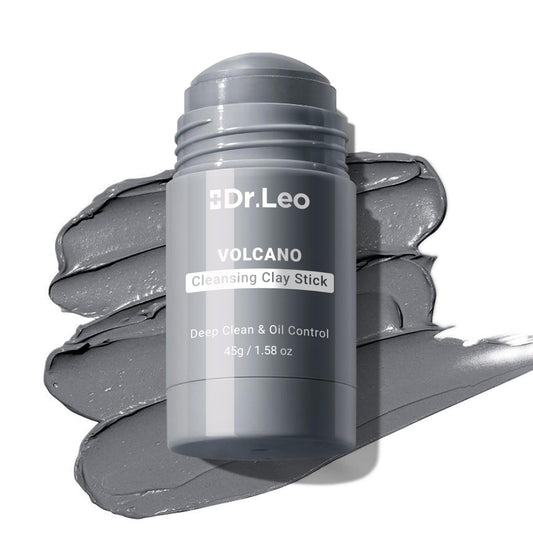 Dr.Leo Blackhead Remover Clay Mask Stick, Volcanic Mud & Kaolin, 1.58oz