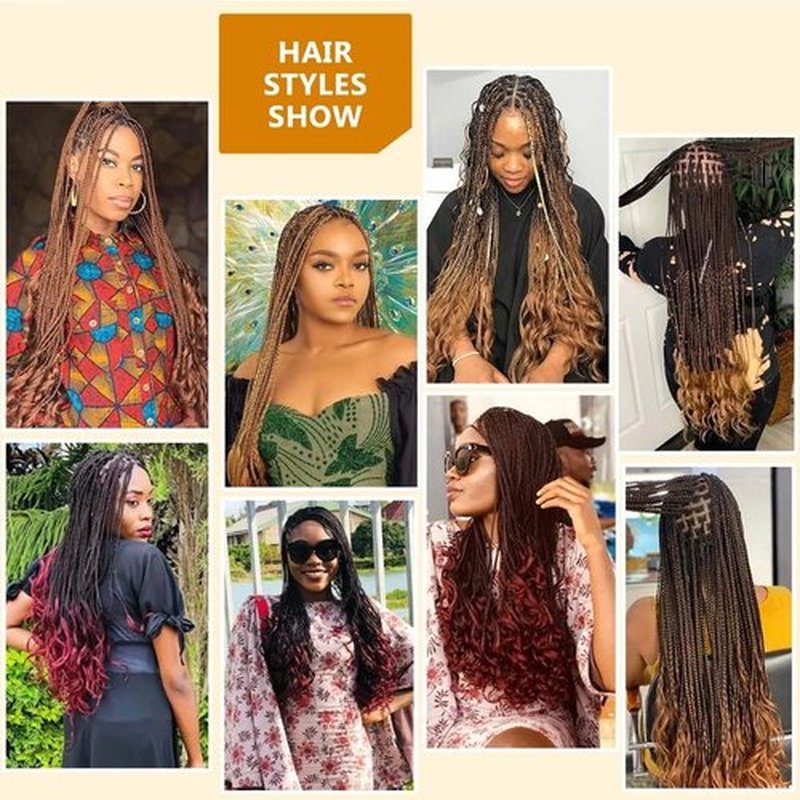 French Curly Braiding Hair 6 Pack 12 Inch Spanish Curly Braiding Hair for Box Braids Loose Wave Braiding Hair Pre Stretched Crochet Braids Synthetic Micro Spiral Curl Braiding (12Inch Pack of 6, T33)