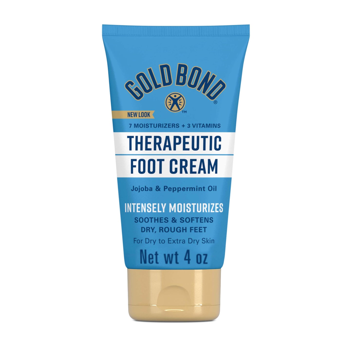 Gold Bond Foot Cream Triple Action 4 Oz (3 Pack)