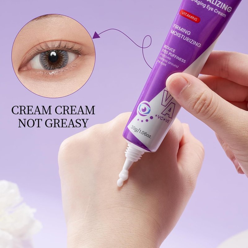 Eye Cream for Dark Circles - Anti-Aging Treatment with VA, VC & VE | Firming & Hydrating, 30g/1oz