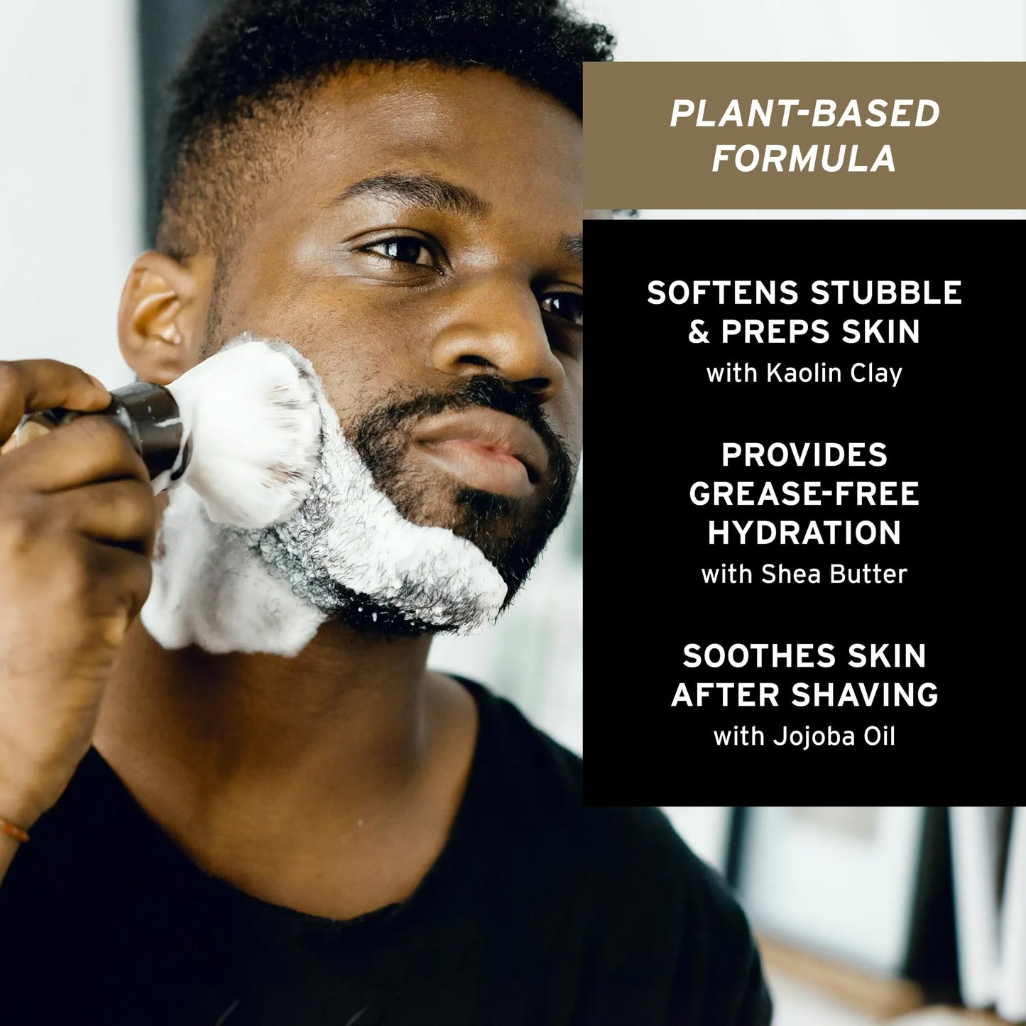 SUPPLY Ultra Lather Shaving Cream for Men – Rich Cushion for Smoother Shave – Helps Reduce Shave Irritation – White Birch & Sage – 3.4 oz