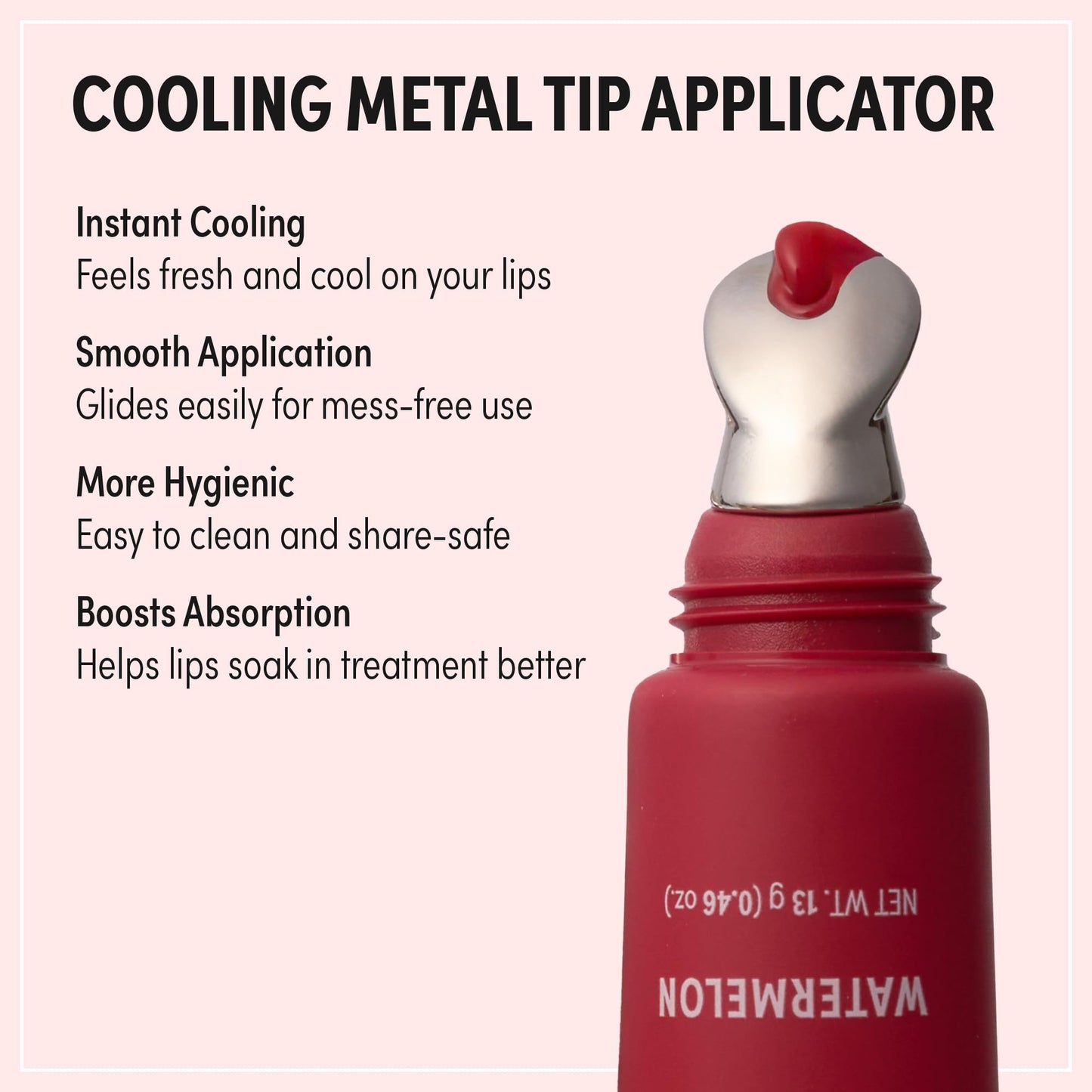 KISS NEW YORK Peptide Lip Treatment, Hydrating & Non-Sticky Plumping Balm, Shea Butter, Castor Oil & Squalane Reduces Look of Fine Lines, Softer & Fuller Lips with Cooling Metal Tip (Unscented Clear)
