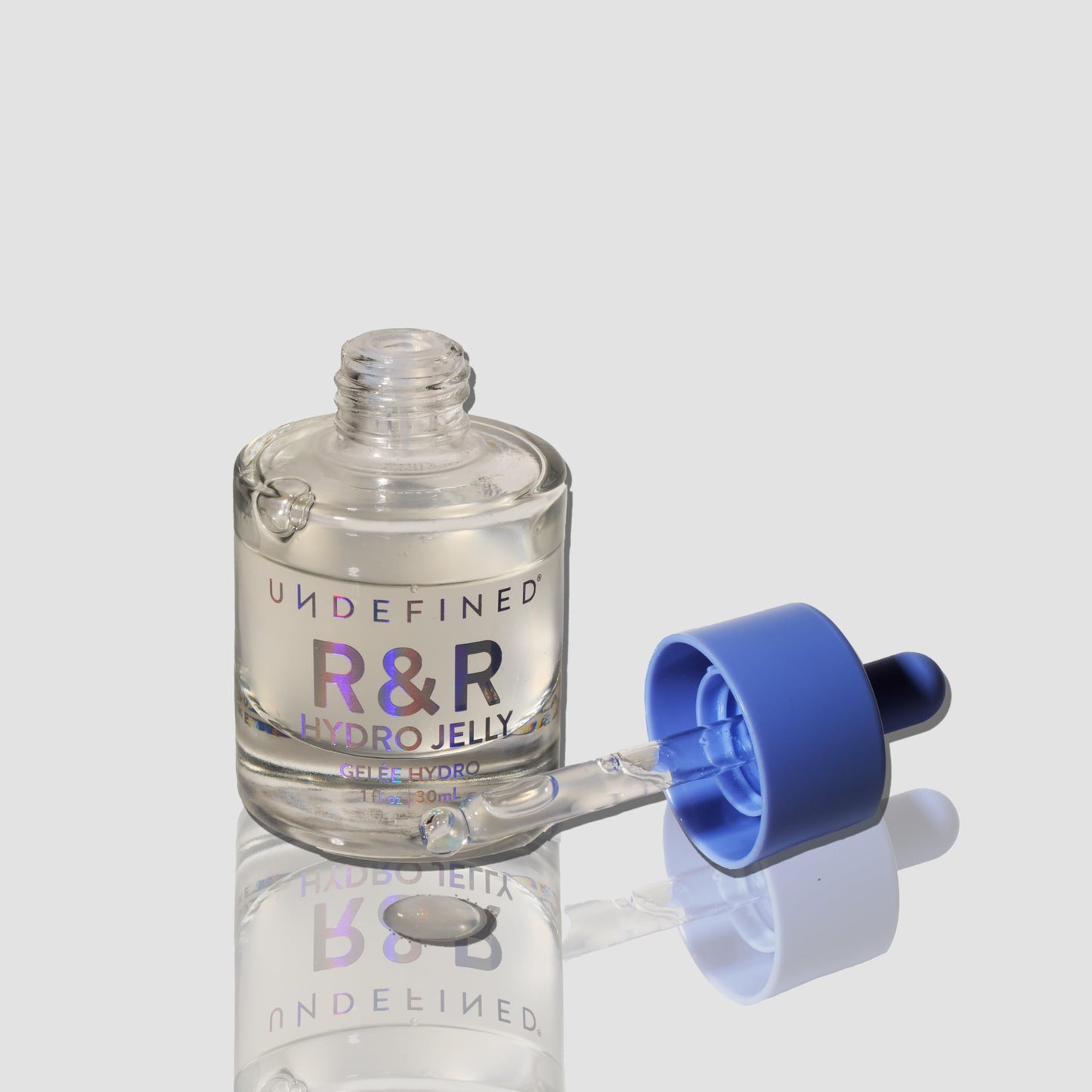 Undefined R&R Hydro Jelly Hydration Serum with Peptides, Hyaluronic Acid, Caffeine to Hydrate + Plump Face and Undereye, Vegan Alternative to Snail Mucin