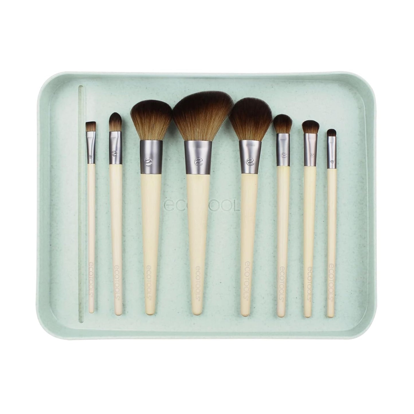 EcoTools-Cruelty Free Confidence in Bloom Brush Set-Cruelty Free Synthetic Taklon Bristles, Recycled Packaging, Recycled Aluminum Ferrules