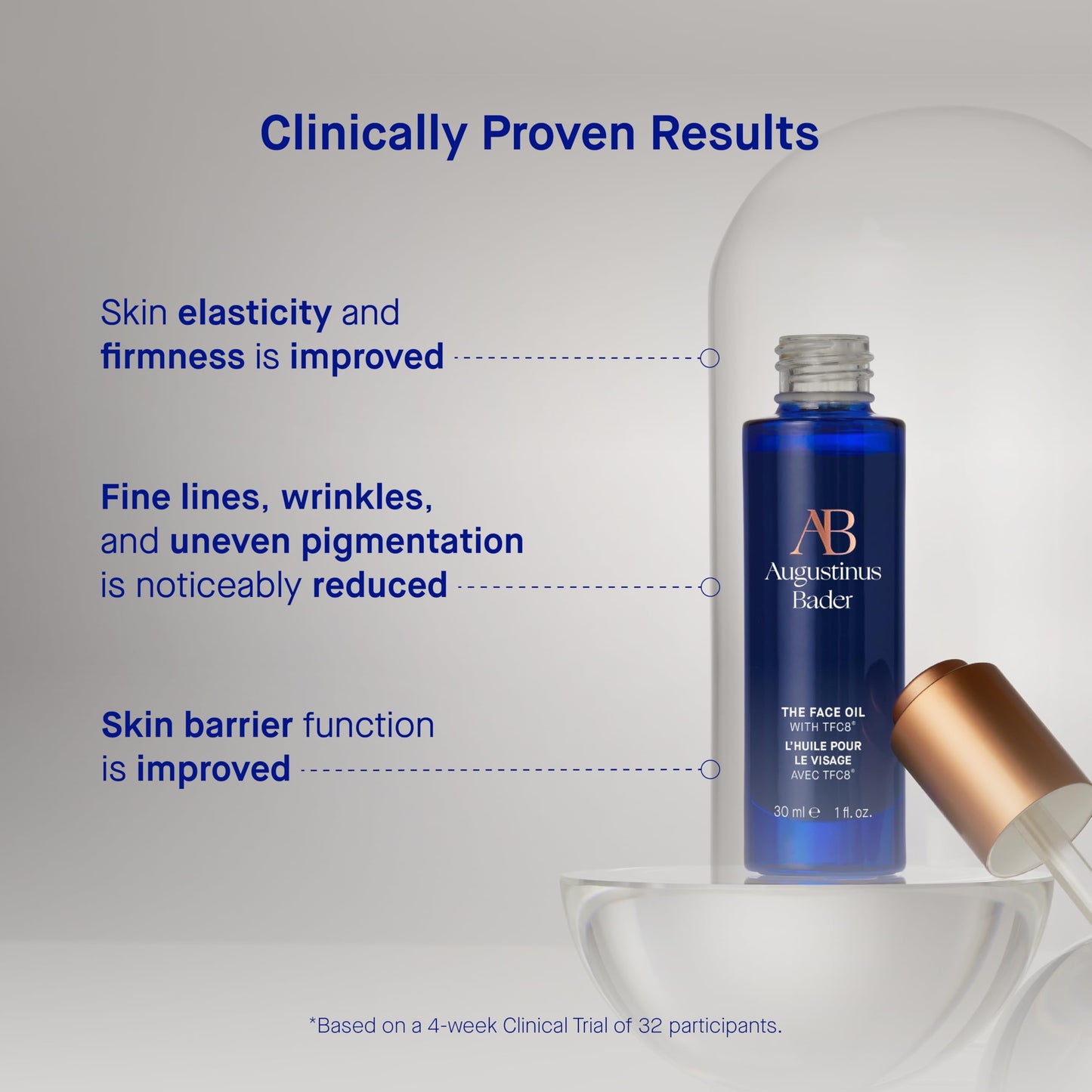 Augustinus Bader The Face Oil – Travel Size – Luxury Hydrating & Restorative Facial Oil – Smooths, Nourishes & Boosts Radiance for Soft, Healthy-Looking Skin – 30 ml / 1 fl oz