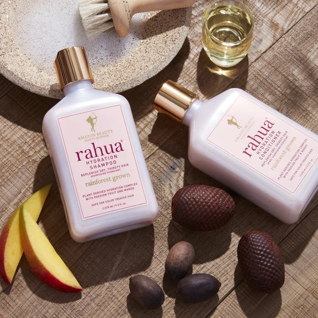 Rahua Hydration Shampoo Refill, 9.5 Fl Oz, Vegan Moisturizing Sulfate Free Shampoo for Dry Hair, Naturally Infused, Plant Powered Ingredients, Mango, Passion Fruit, Hair Care for Frizz, Scalp Care