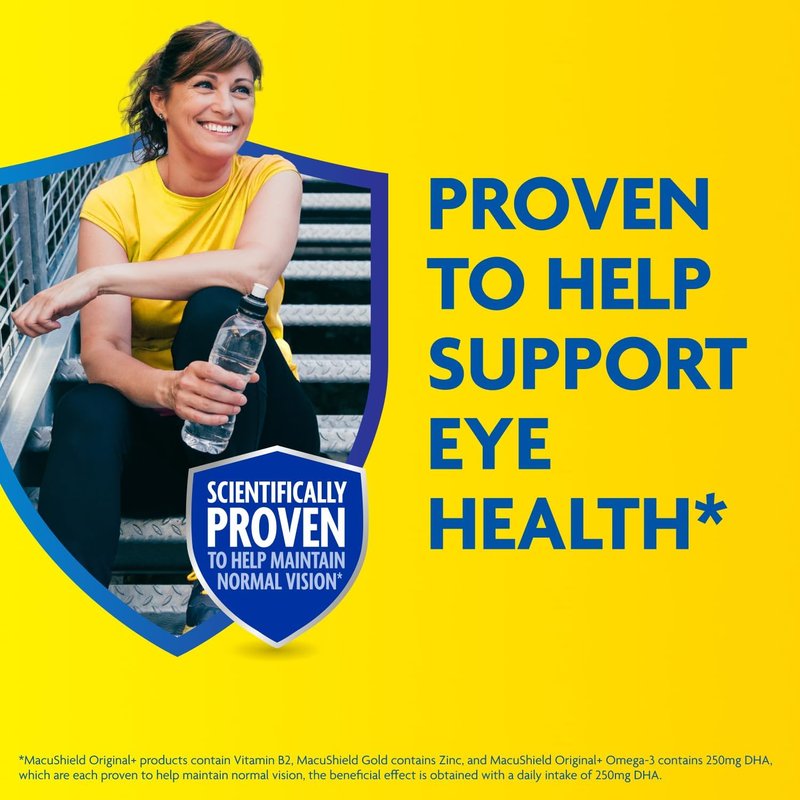Macu Shield Gold Supplement - 90 Capsules for Eye Health & Vision Support