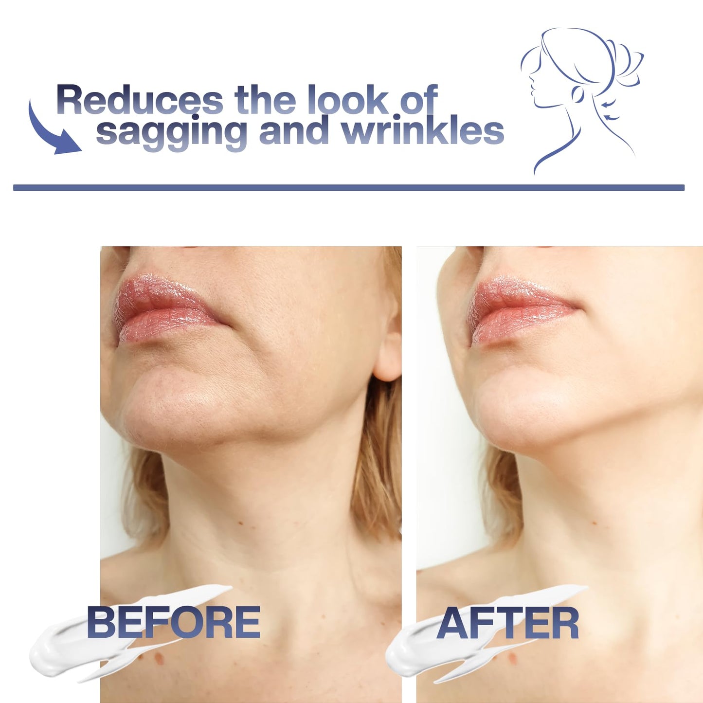 SADOWAY Neck Creams for Tightening and Firming: Anti-Aging Tighten and Lift Neck Firming Cream Hydrating Face Cream Gentle and Effective for an Even Skin Tone and Neck Lift