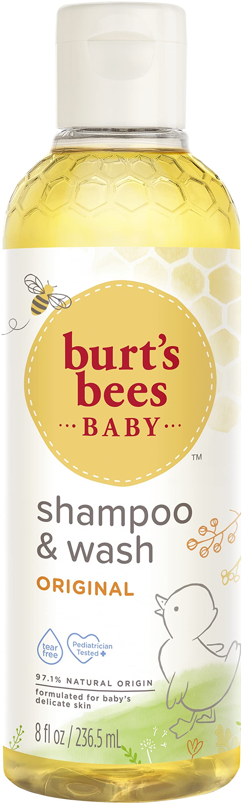 Burt's Bees, Baby Bee No Tear Shampoo & Body Wash, 8 oz