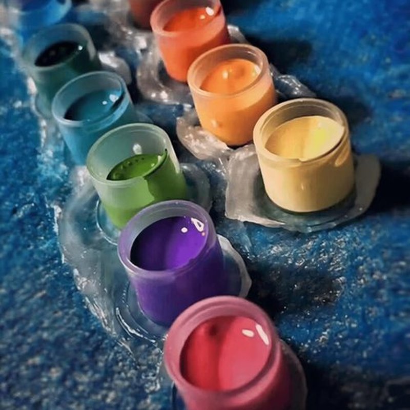 Ink Caps Cups, Urknall 1000pcs Ink Caps with Base #14mm Medium Tattoo Ink Cups Tattoo Caps for Ink Tattoo Ink Cups Pigment Cups Tattoo Plastic Cap(#14MM)