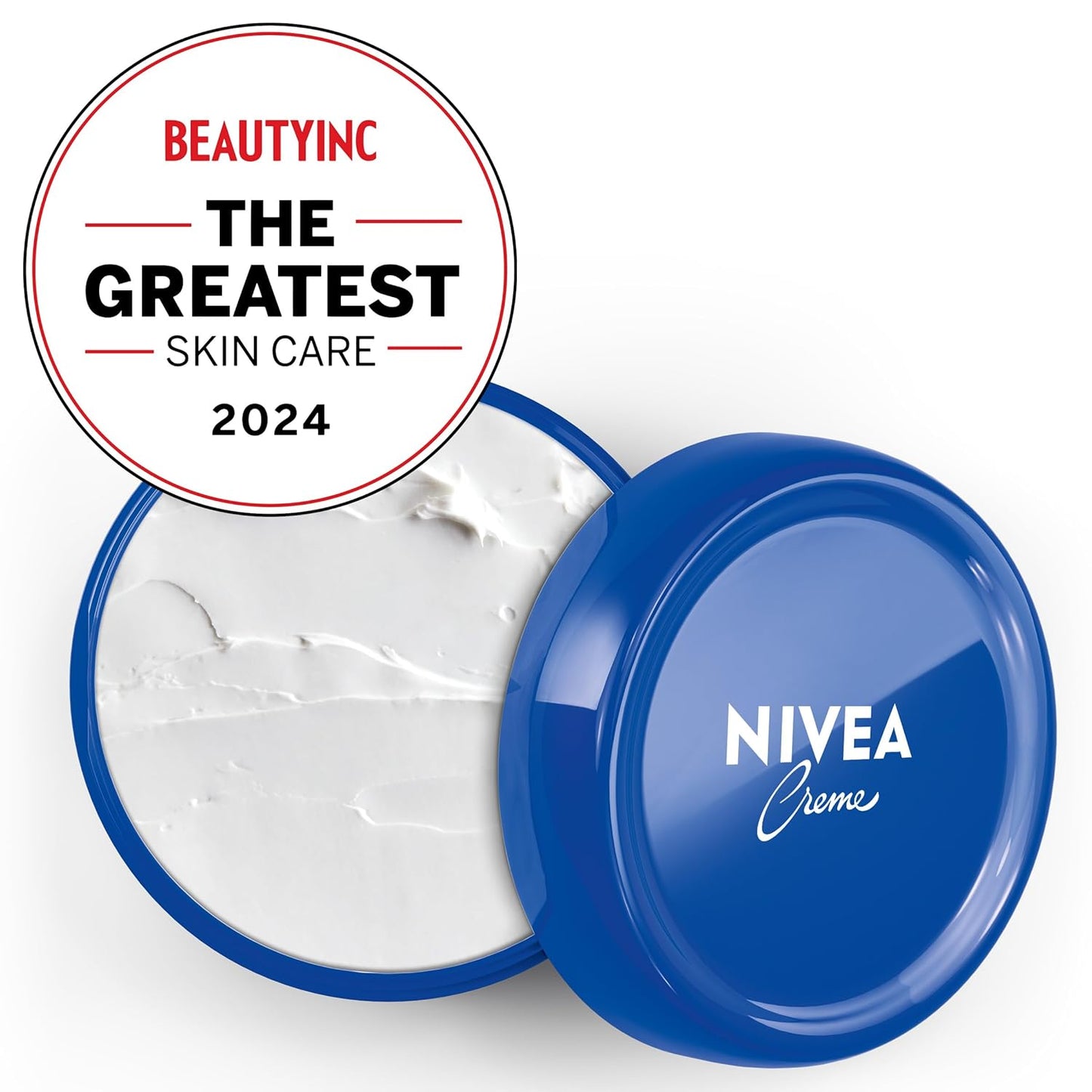 NIVEA Creme Body, Face and Hand Moisturizing Cream for All Skin Types, Rich Body Moisturizer with Provitamin B5, 6.8 Oz Jar, Pack of 3