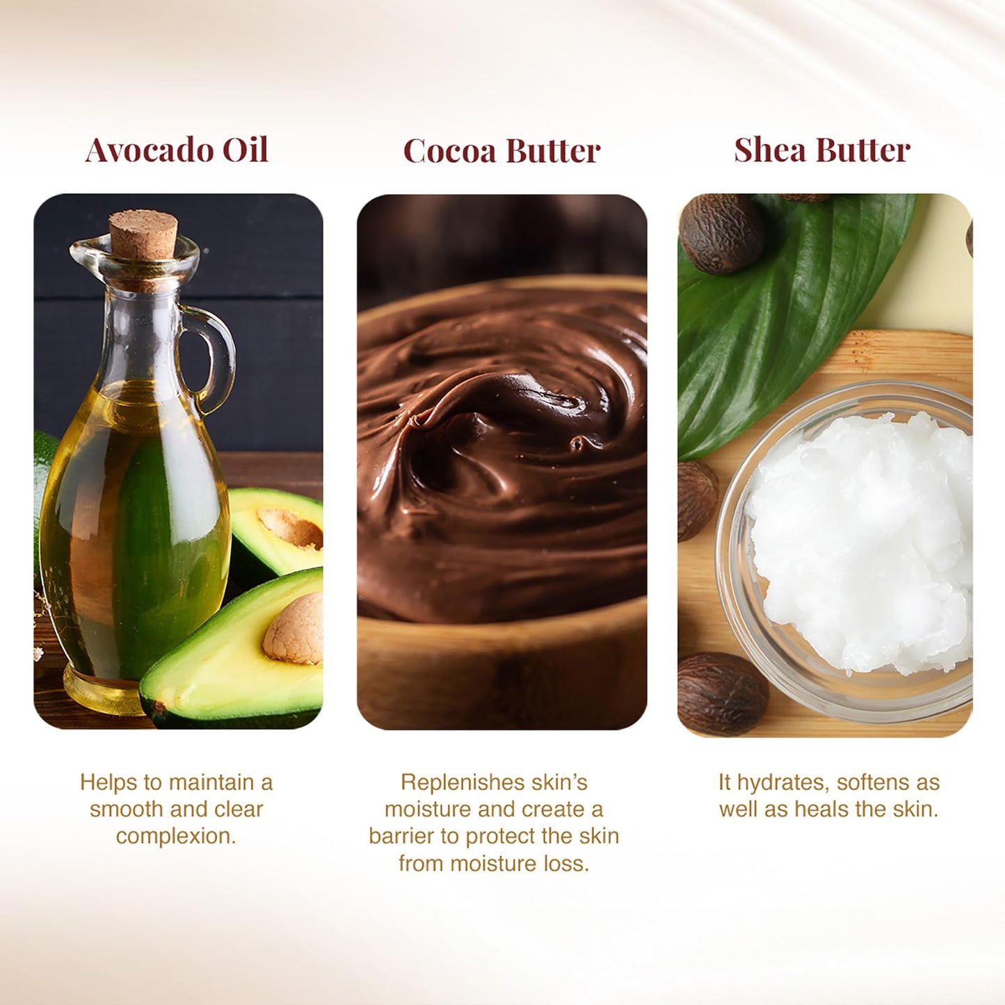 VLCC Cocoa Butter De Tan Body Lotion - Deep Moisturizing Body Lotion for Women - Hydrating Body Cream with Shea Butter and Avocado Oil - 13.5 oz